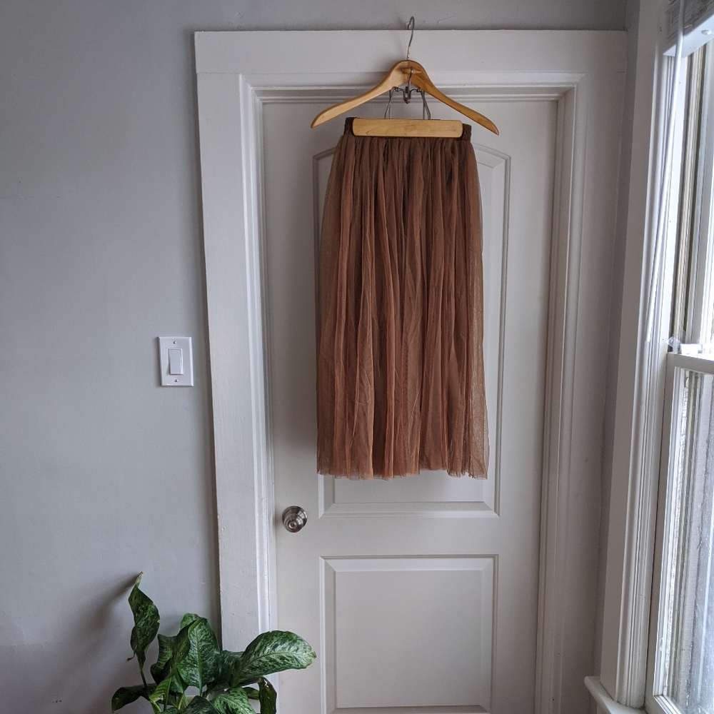 Tulle Tutu Ballet Midi Skirt